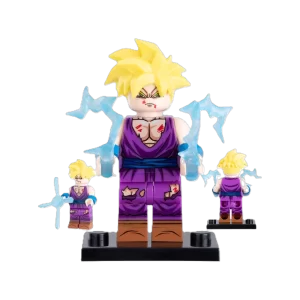 gohan super saiyan 2 minifigure dragon ball z custom