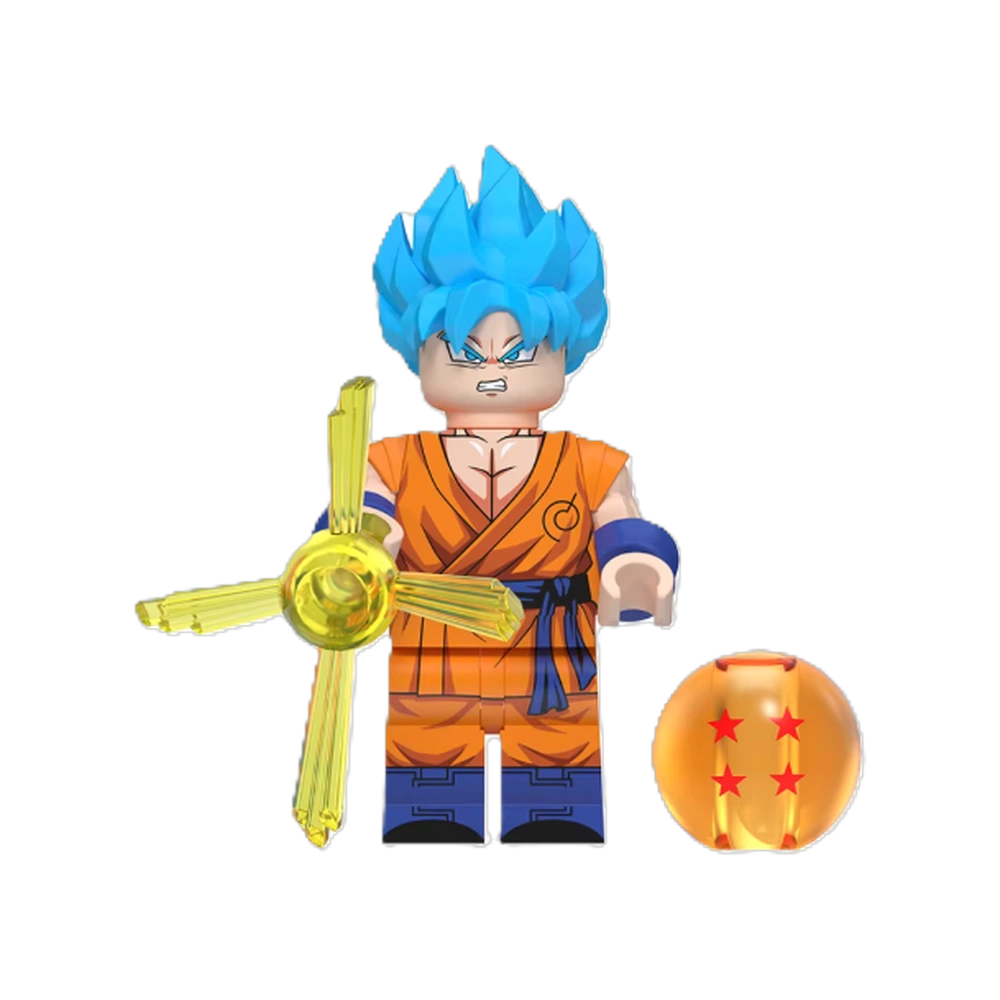 goku super saiyan blue minifigure dragon ball z custom goku super saiyan blue minifigure dragon ball z custom