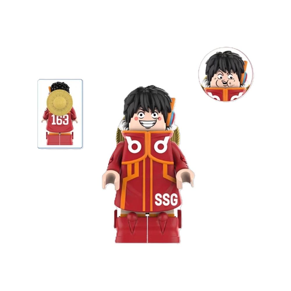 luffy egghead minifigure one piece custom luffy egghead minifigure one piece custom