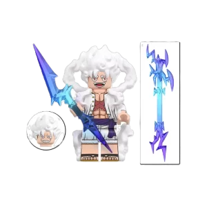 luffy gear 5 minifigure one piece custom