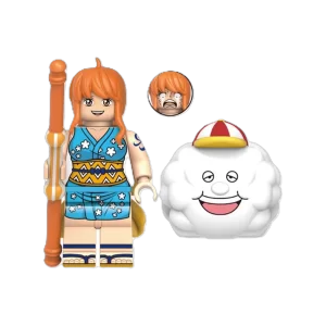 nami wano minifigure one piece custom