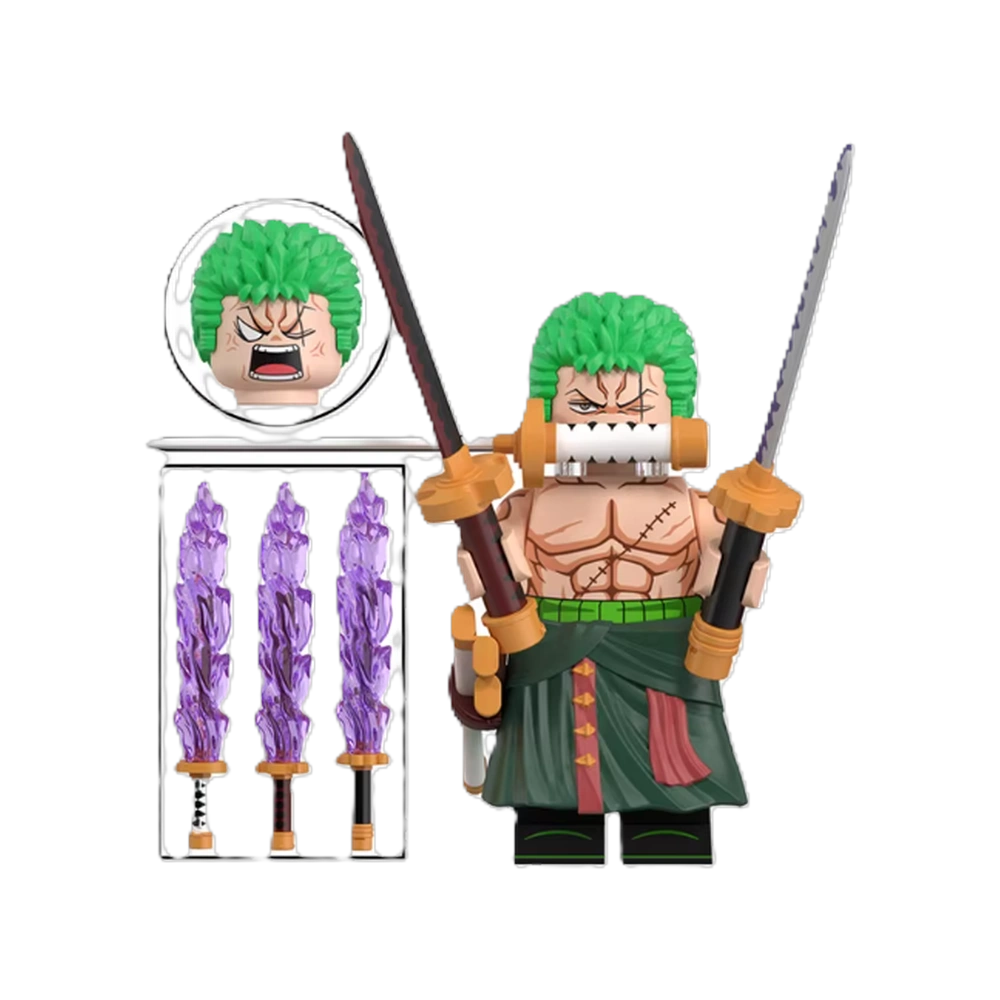 roronoa zoro minifigure one piece custom roronoa zoro minifigure one piece custom