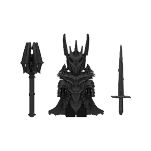sauron minifigure lord of the rings custom