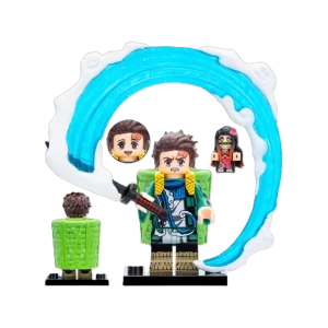 tanjiro kamado deluxe minifigure demon slayer custom