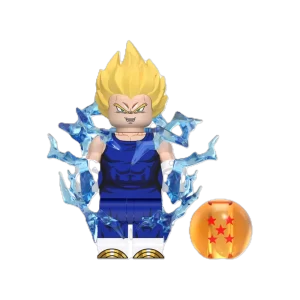 vegeta super saiyan 2 minifigure dragon ball z custom